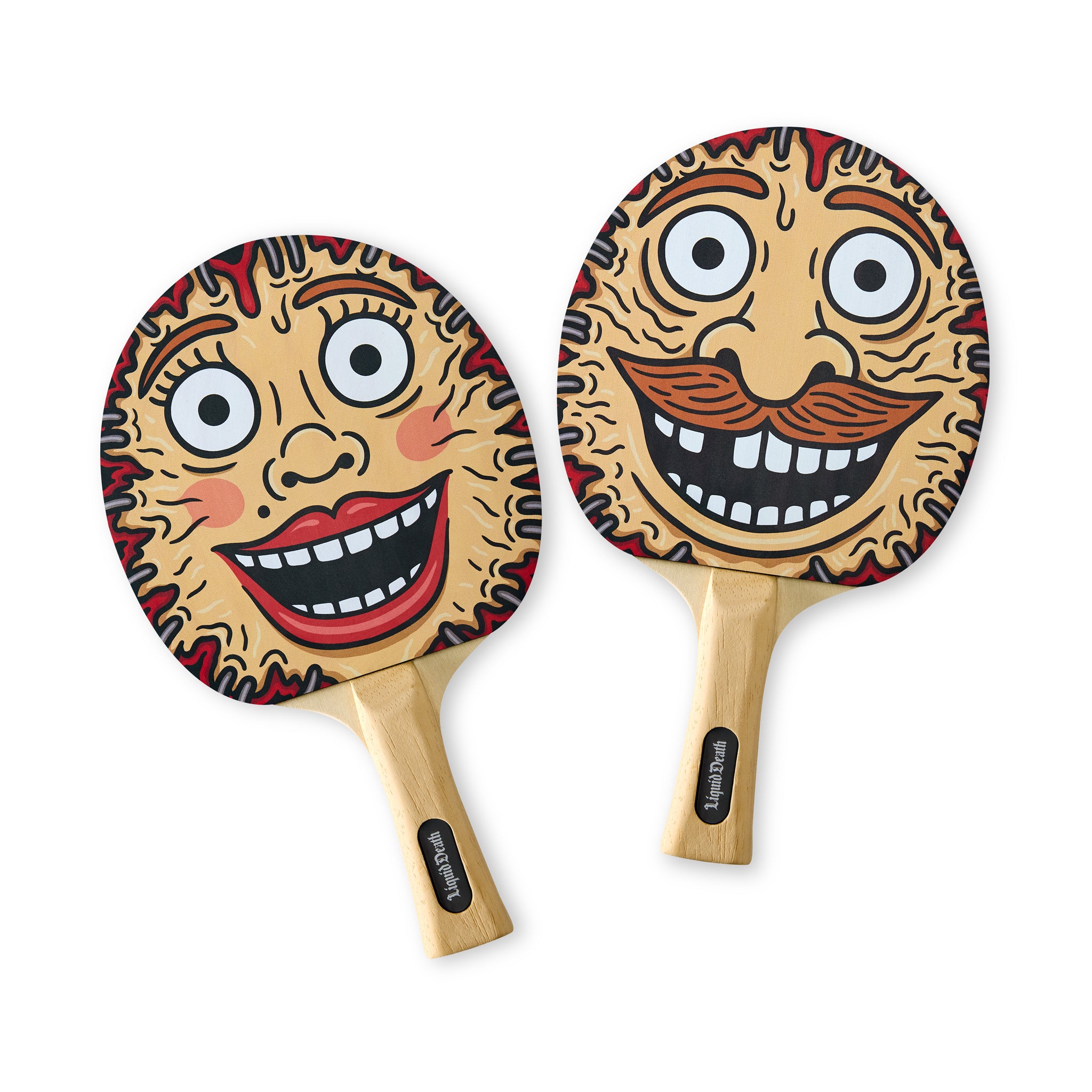 Alternative view of Faceoff Ping Pong Paddles